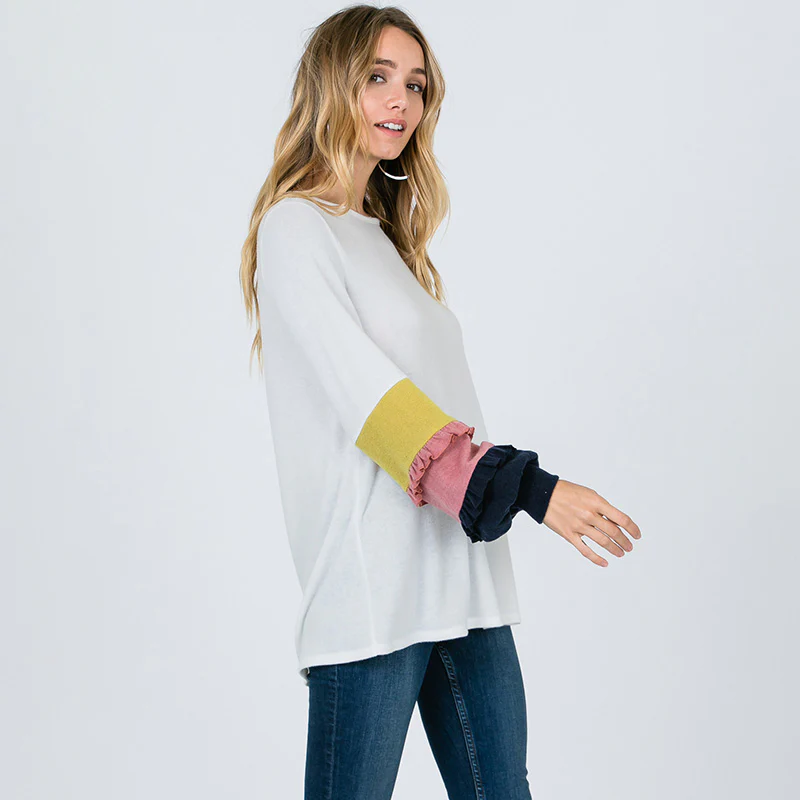 Chloe Candy Sleeve Top - Image 8