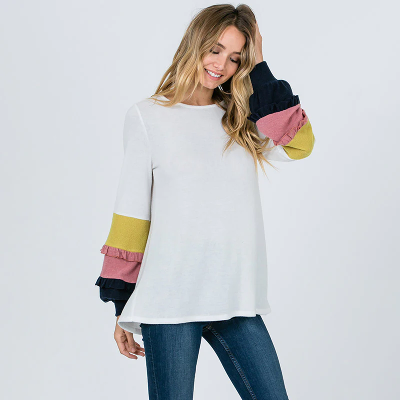 Chloe Candy Sleeve Top - Image 9
