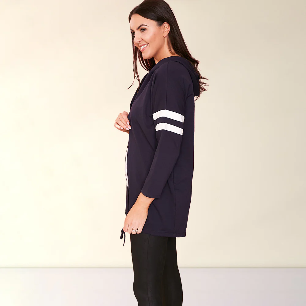 Chloe Hoody (Navy) - Image 4