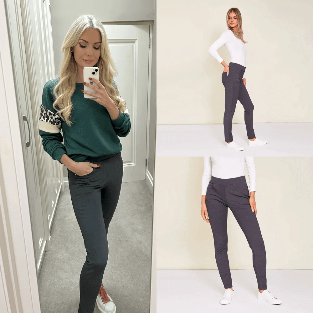 Chloe Leggings (Grey) - Image 2