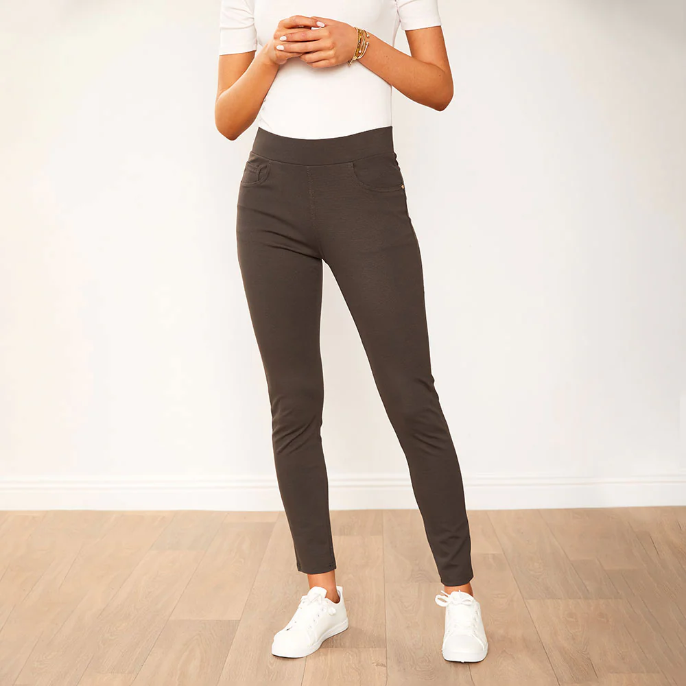 Chloe Leggings (Khaki) - Image 5