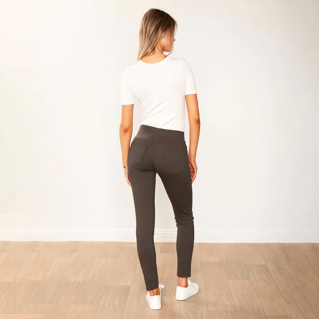 Chloe Leggings (Khaki) - Image 8