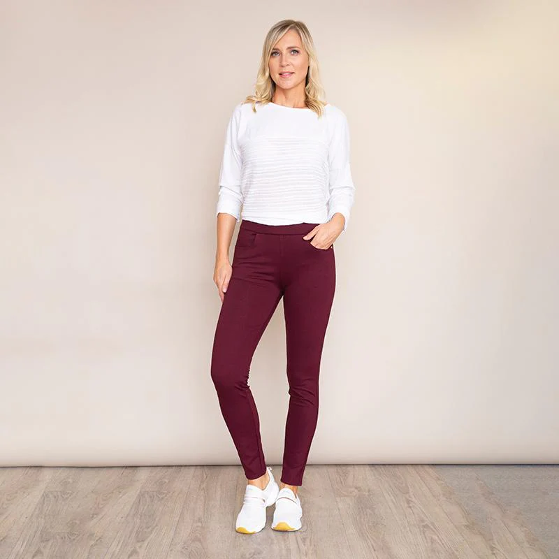 Chloe Leggings (Wine) - Image 5