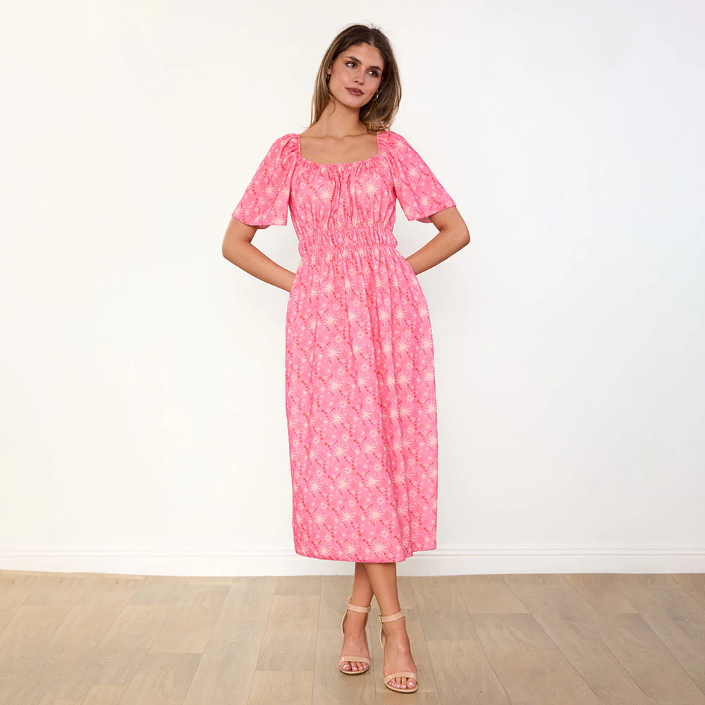 Ciara Dress (Pink Star) - Image 7