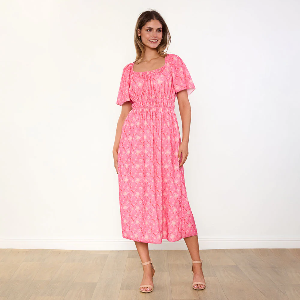 Ciara Dress (Pink Star) - Image 5