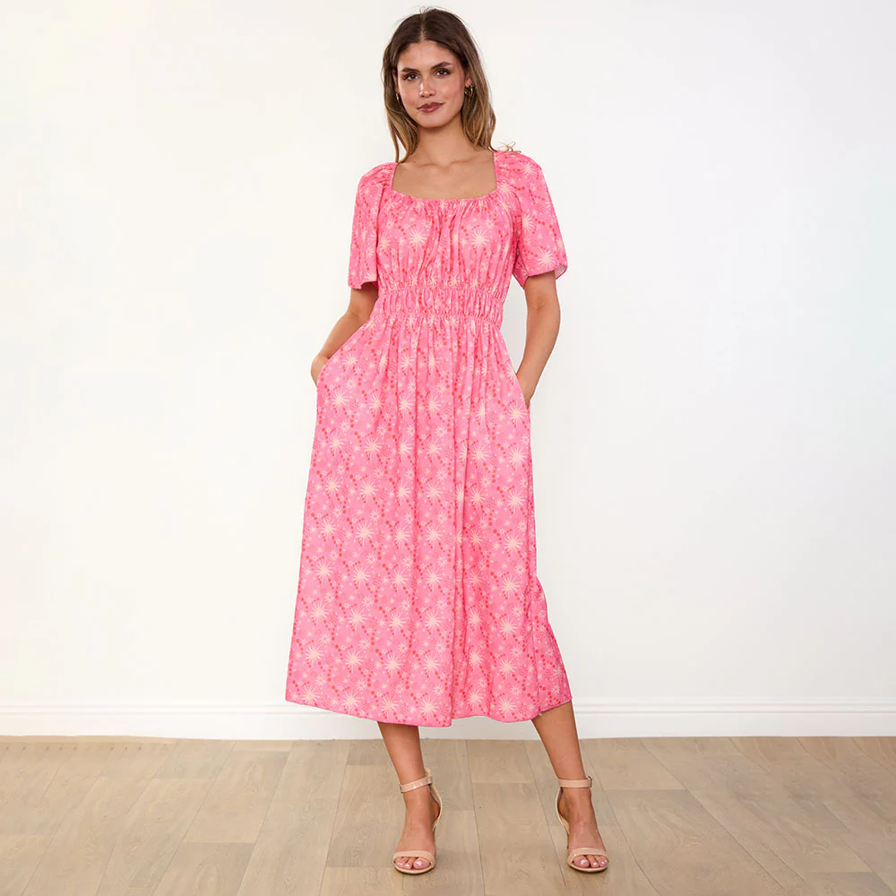 Ciara Dress (Pink Star) - Image 9