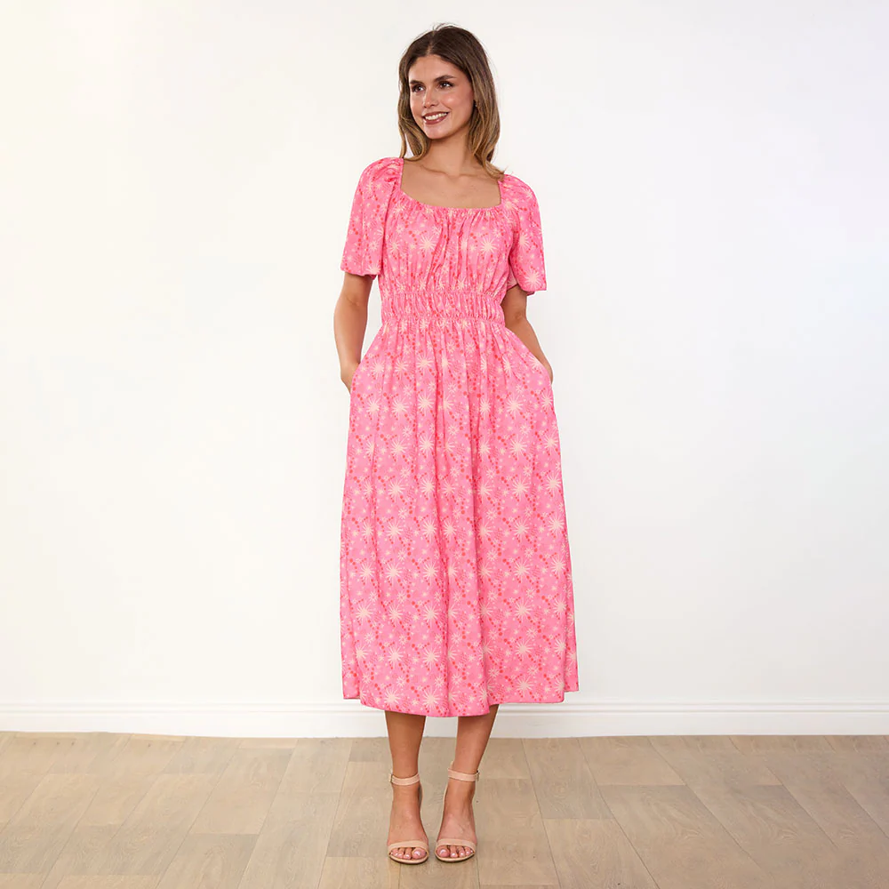 Ciara Dress (Pink Star) - Image 3