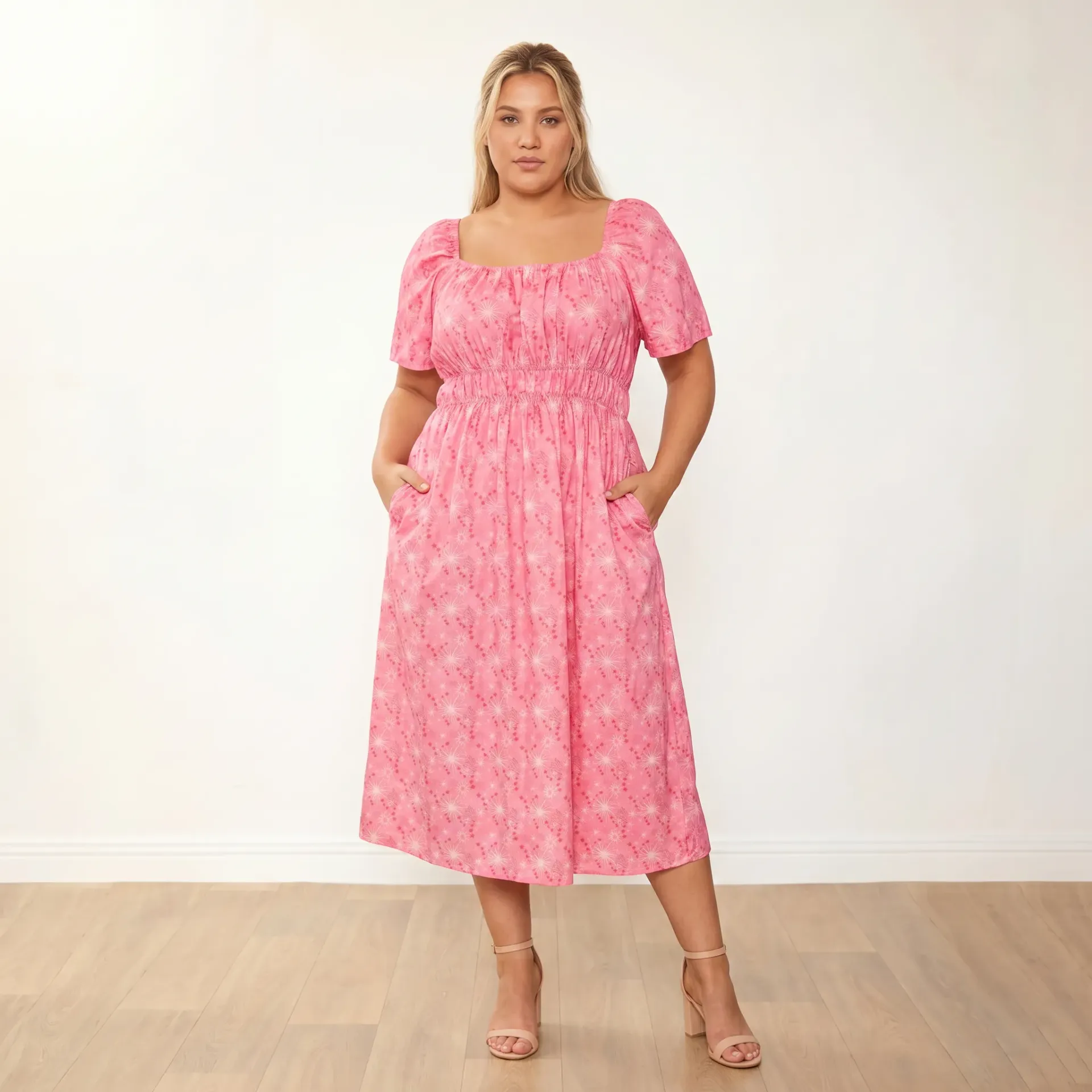 Ciara Dress (Pink Star) - Image 8
