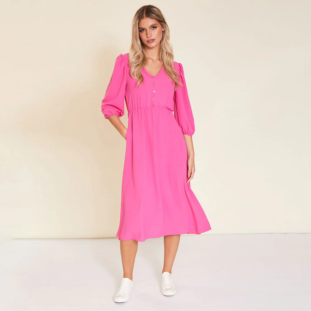 Cindy Dress (Pink) - Image 2