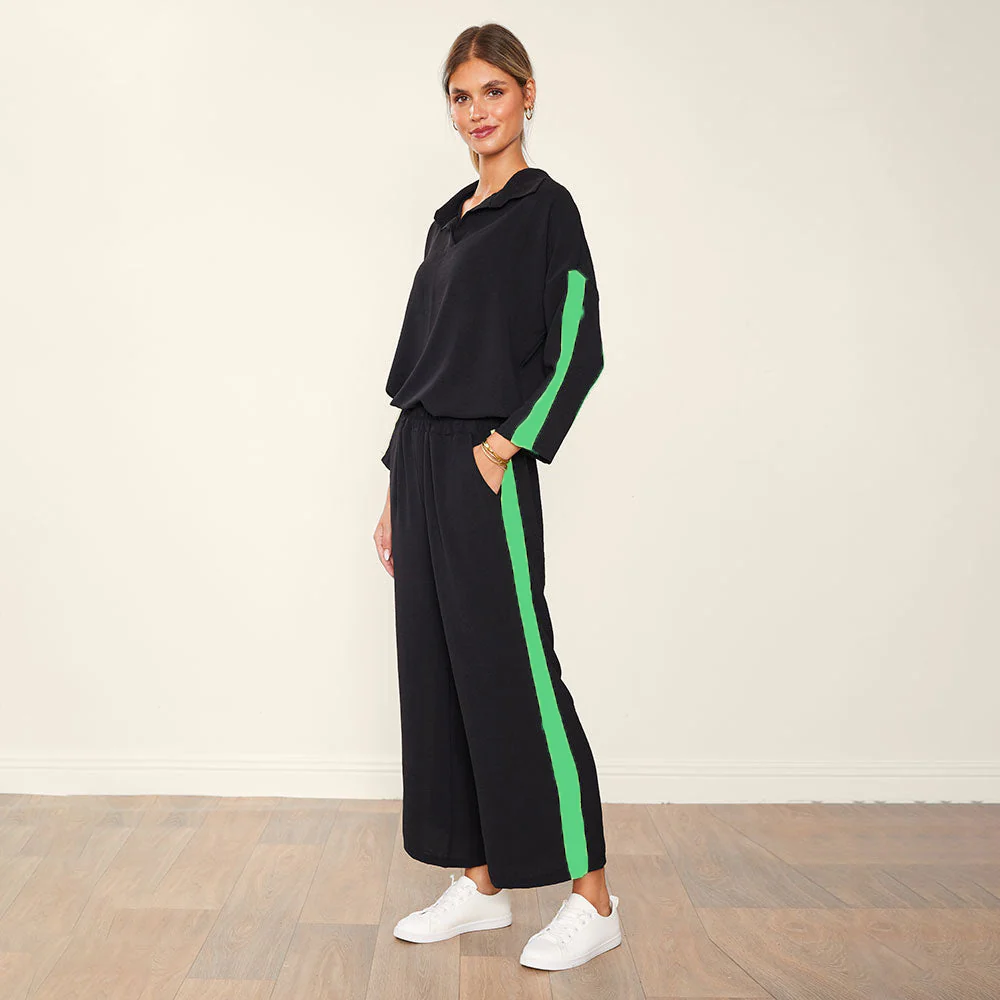 Clara Co-Ord (Black & Green) - Image 3