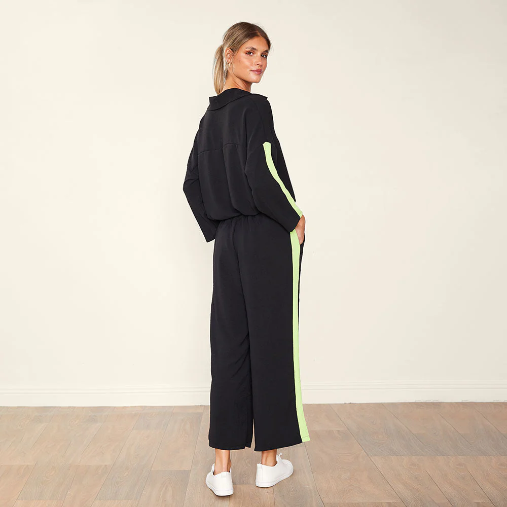 Clara Co-Ord (Black & Lime) - Image 4