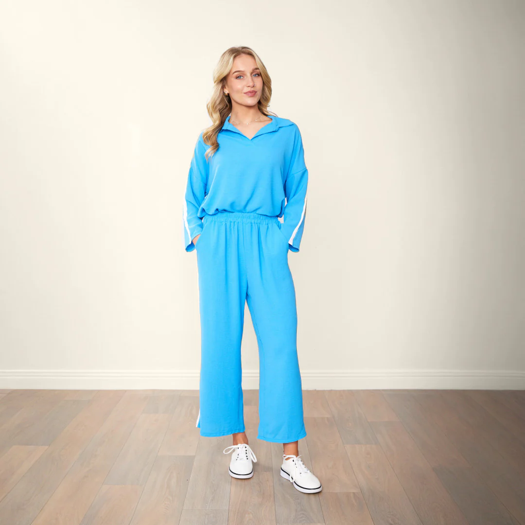 Clara Co-Ord (Blue & White) - Image 18