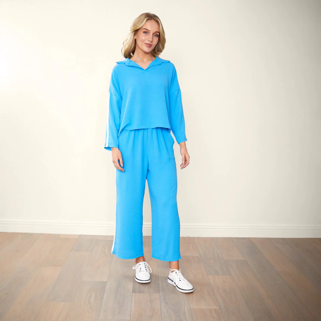Clara Co-Ord (Blue & White) - Image 21