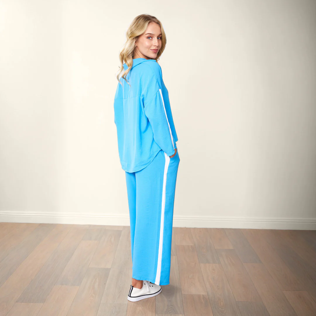 Clara Co-Ord (Blue & White) - Image 22