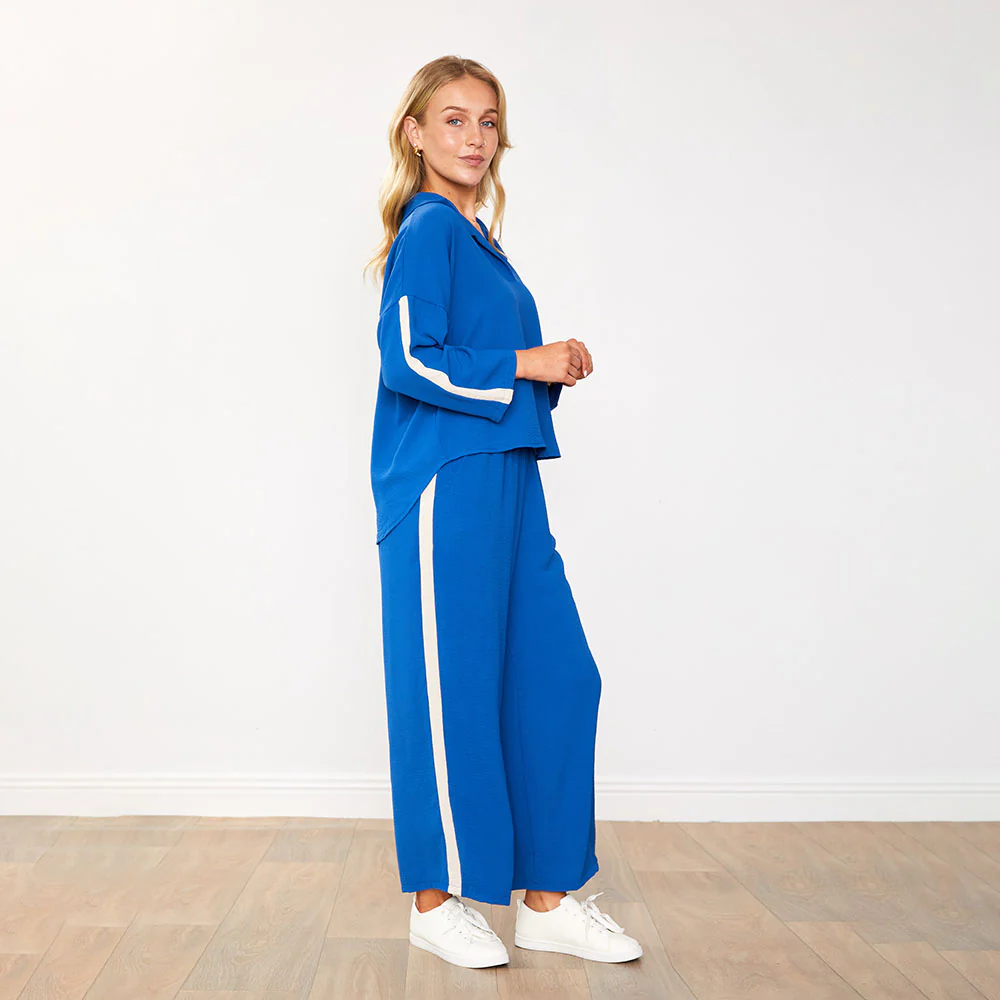 Clara Co-Ord (Cobalt/Oat) - Image 5