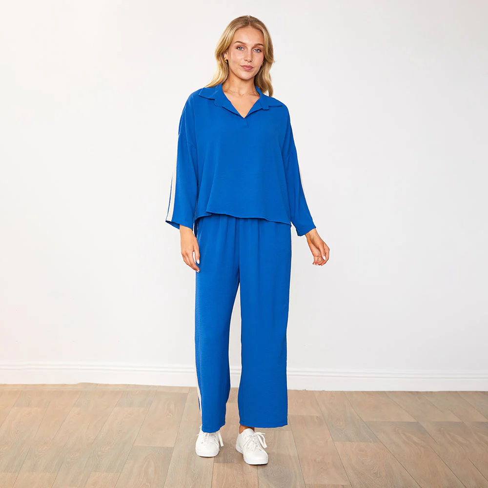 Clara Co-Ord (Cobalt/Oat) - Image 7