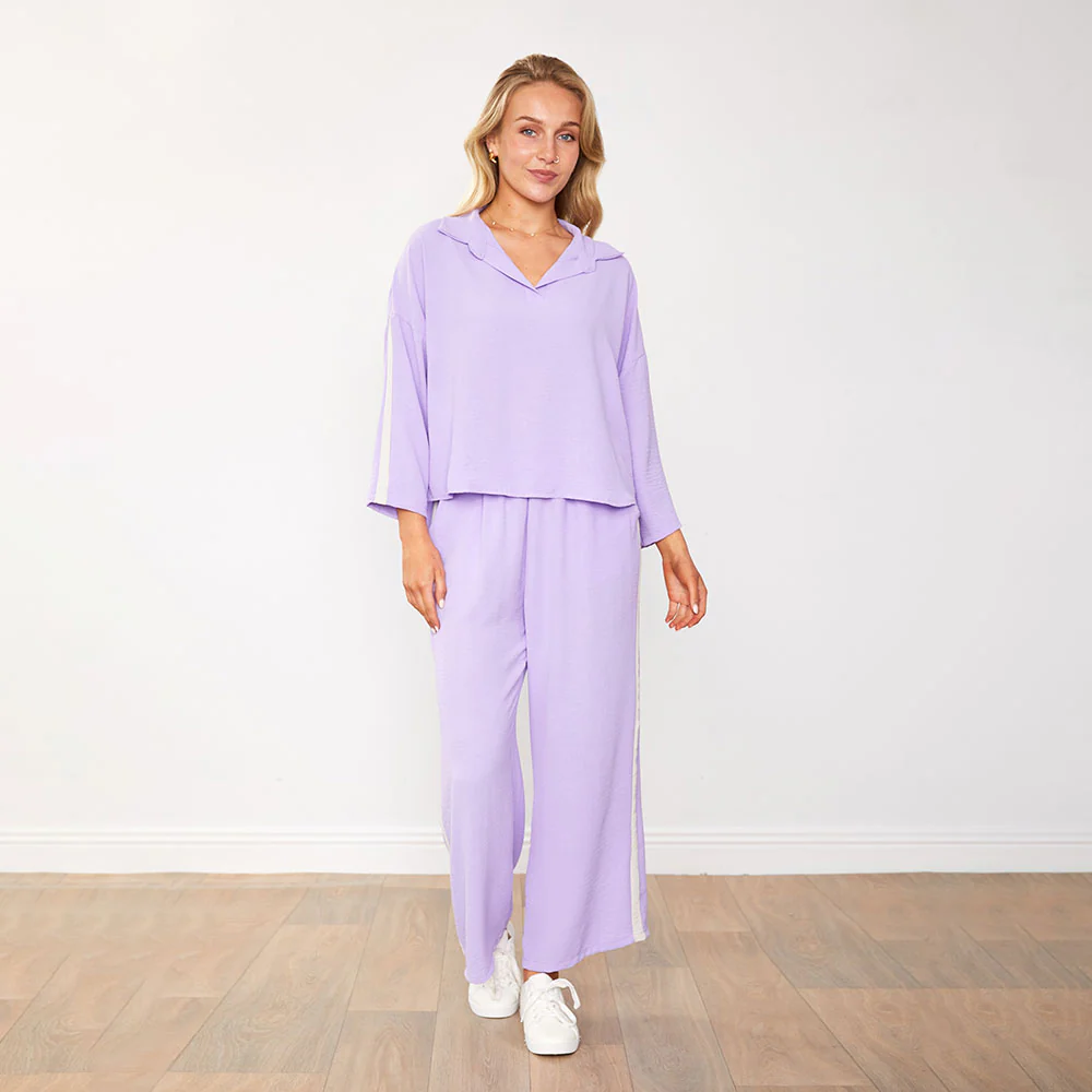 Clara Co-Ord (Lilac/Oat) - Image 3