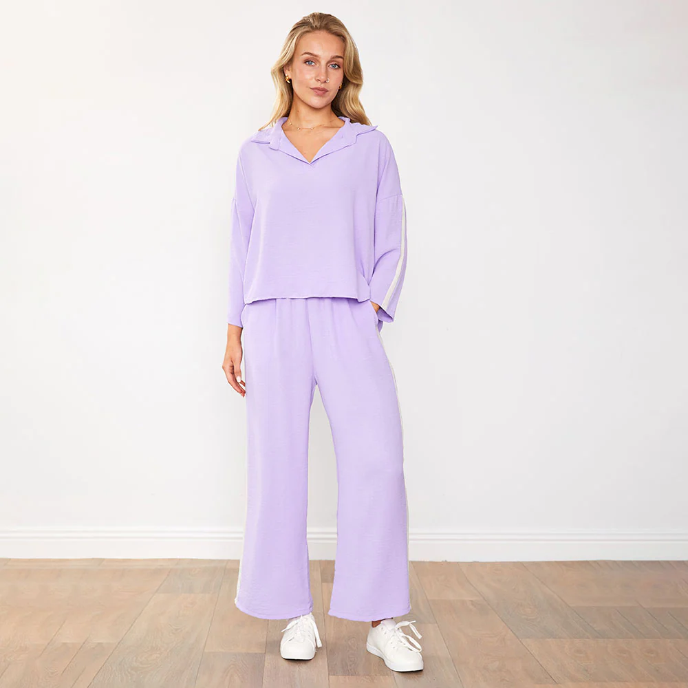 Clara Co-Ord (Lilac/Oat) - Image 5