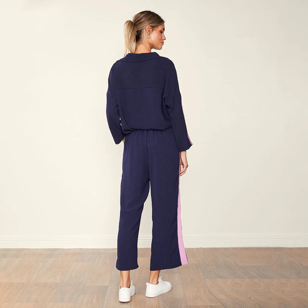 Clara Co-Ord (Navy & Baby Pink) - Image 4