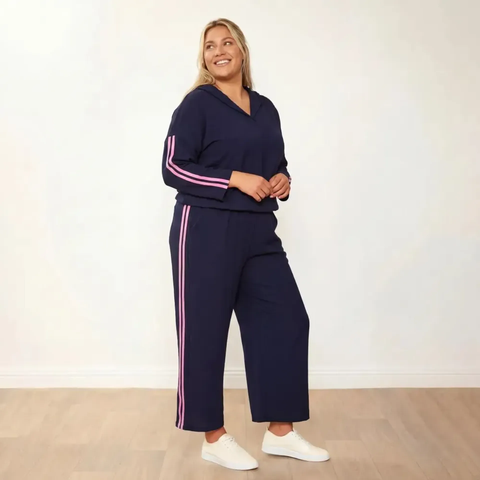 Clara Co-Ord (Navy/Pink Stripe) - Image 5