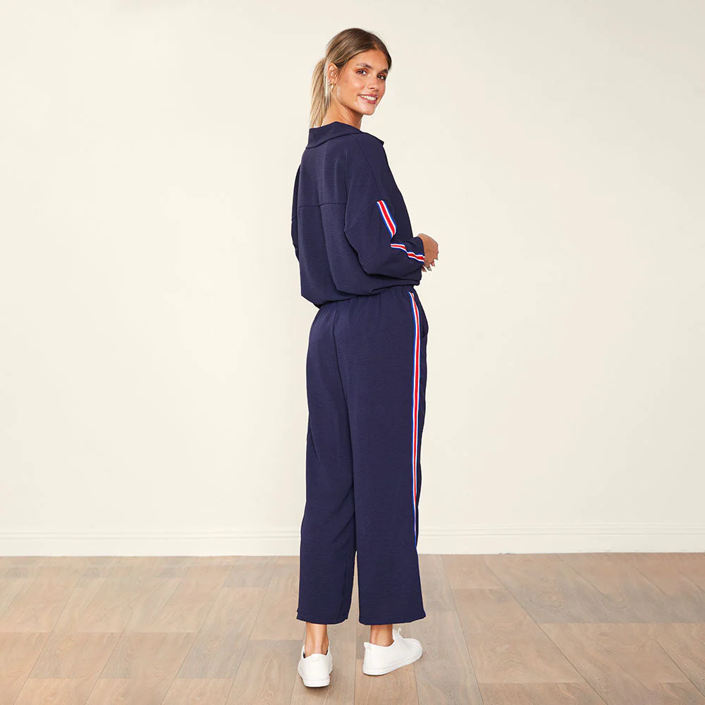 Clara Co-Ord (Navy & Red) - Image 8