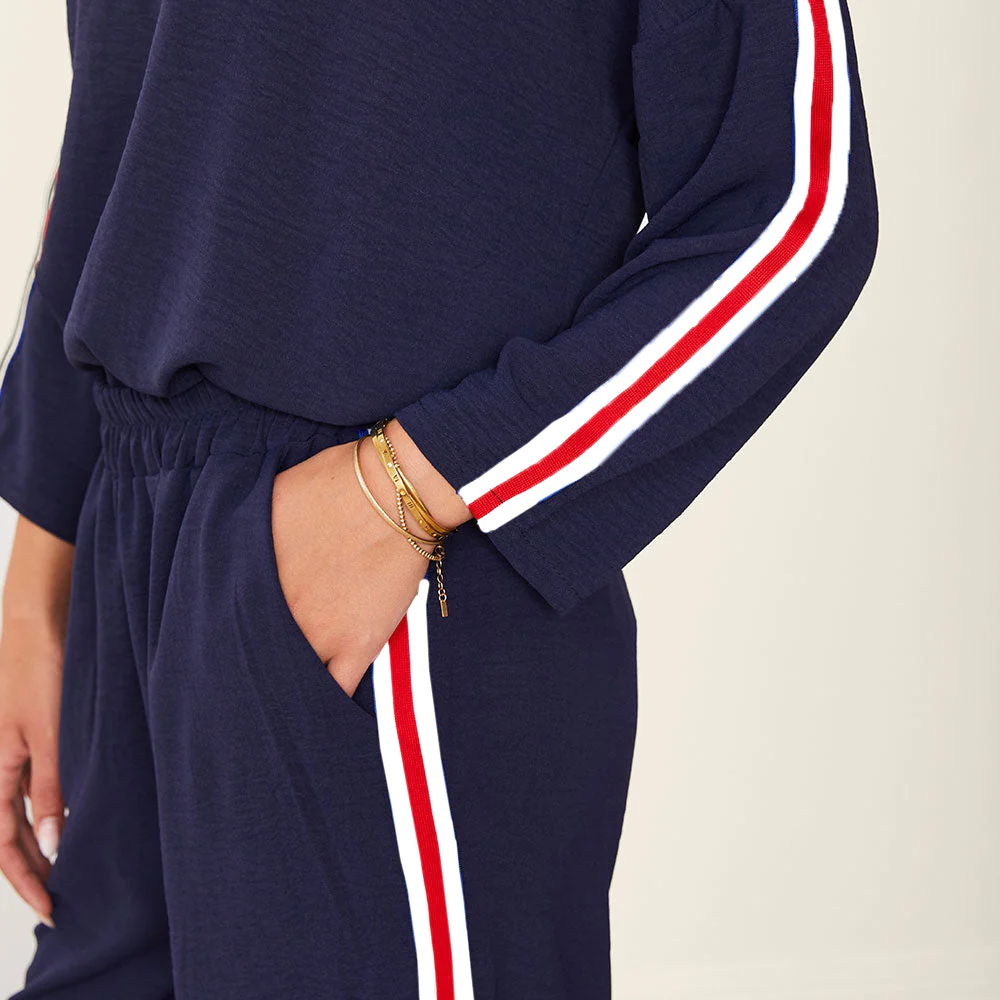 Clara Co-Ord (Red & White) - Image 2
