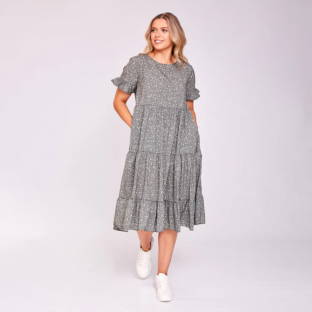 Cleo Dress (Olive)