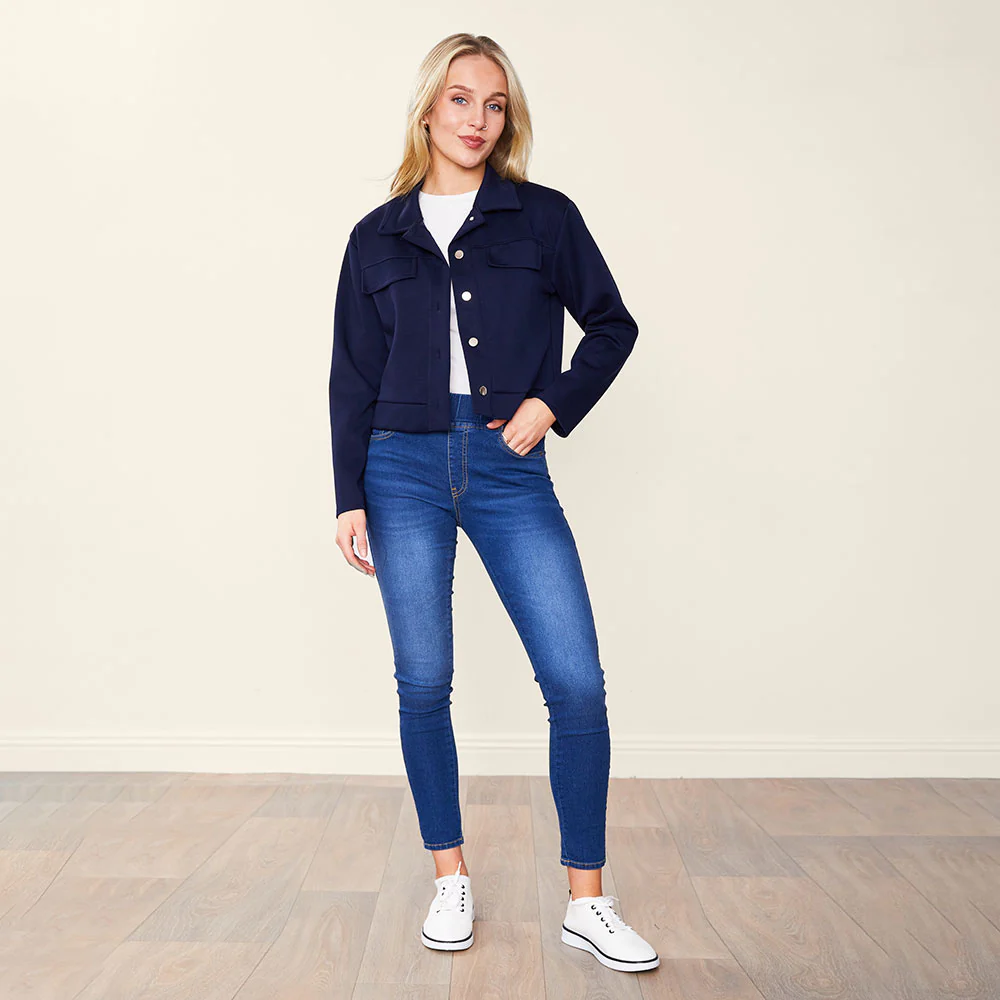 Clifton Jacket (Navy) - Image 3