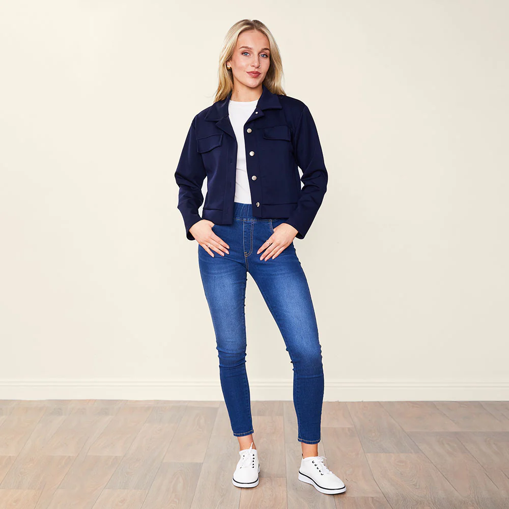 Clifton Jacket (Navy) - Image 4