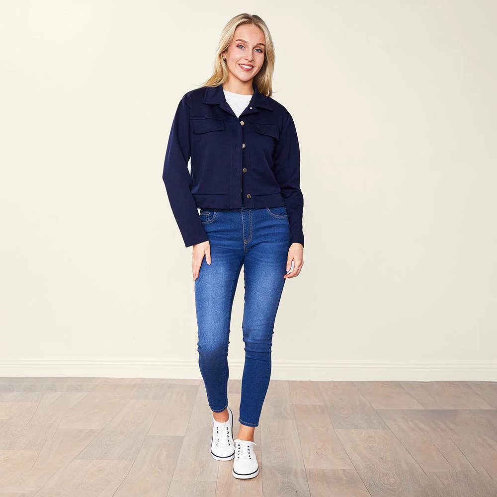 Clifton Jacket (Navy) - Image 6