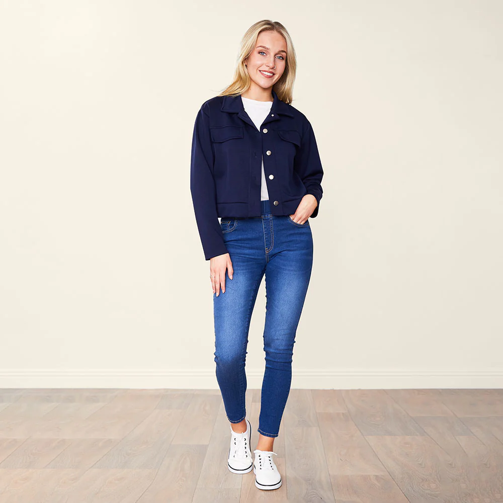 Clifton Jacket (Navy) - Image 7