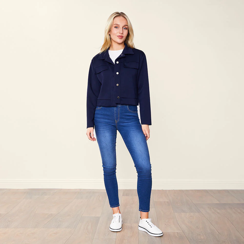 Clifton Jacket (Navy) - Image 8