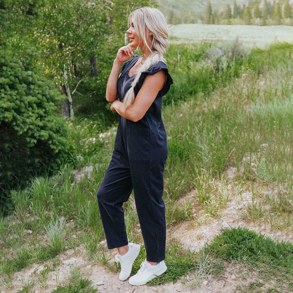 Clio Jumpsuit (Navy) - Image 3