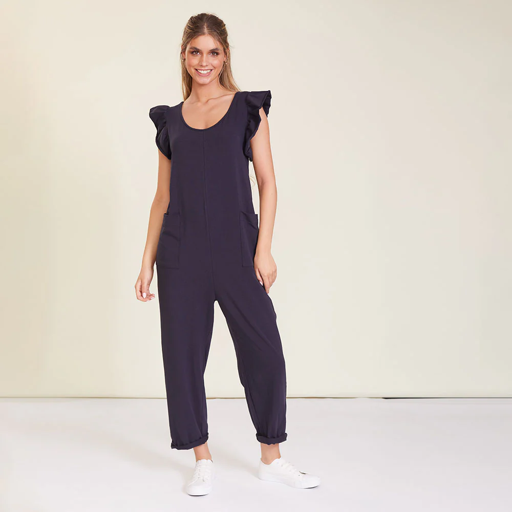Clio Jumpsuit (Navy) - Image 4