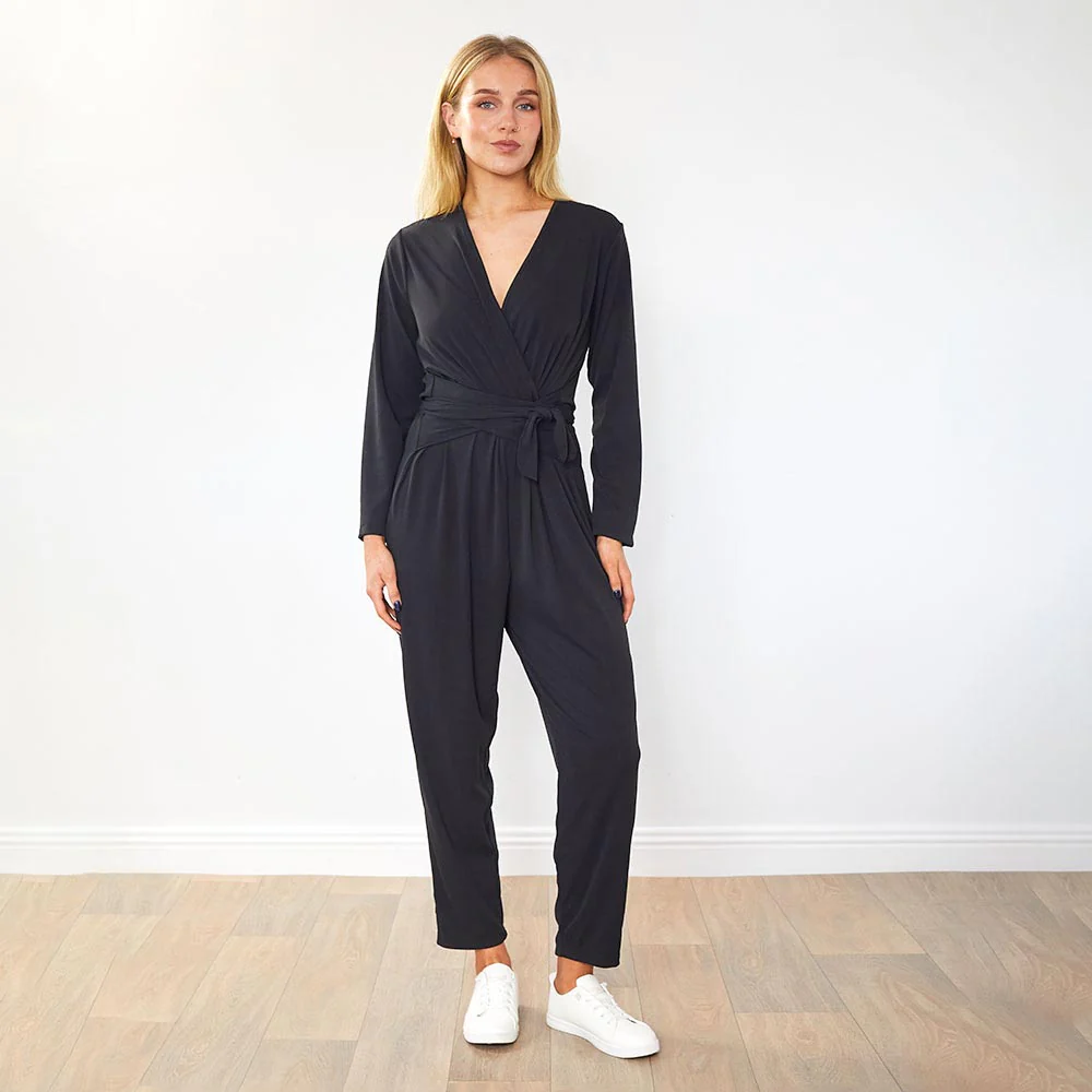 Cliona Jumpsuit (Black) - Image 4