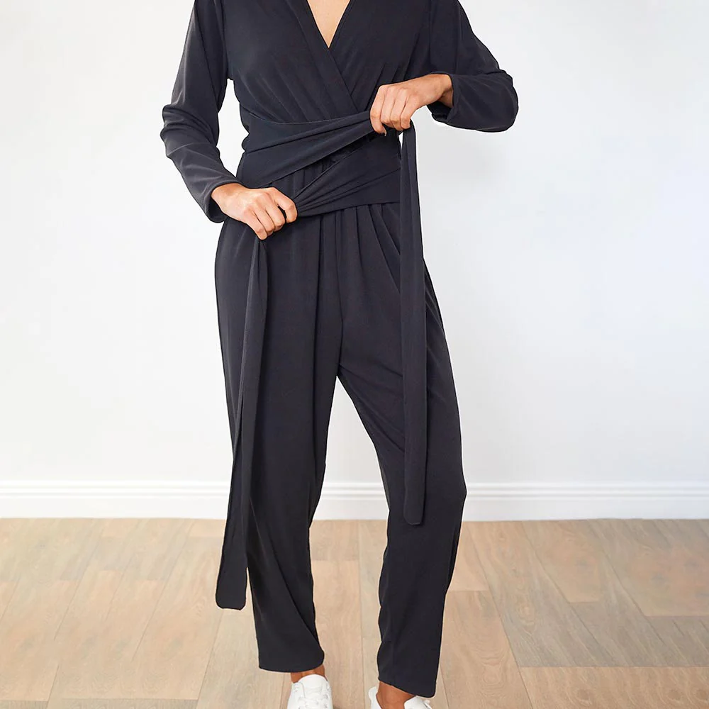Cliona Jumpsuit (Black) - Image 5