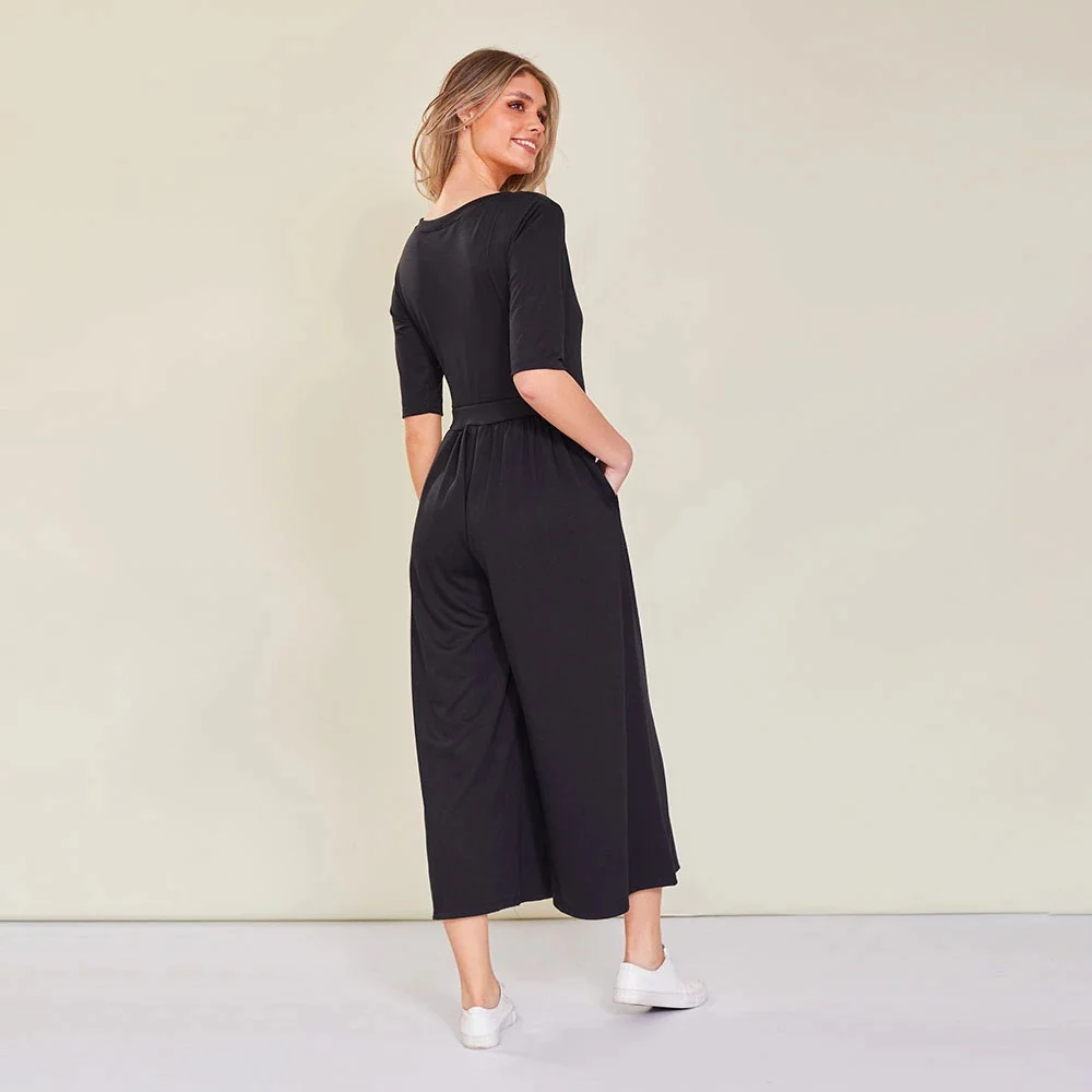 Coco Jumpsuit (Black) - Image 6
