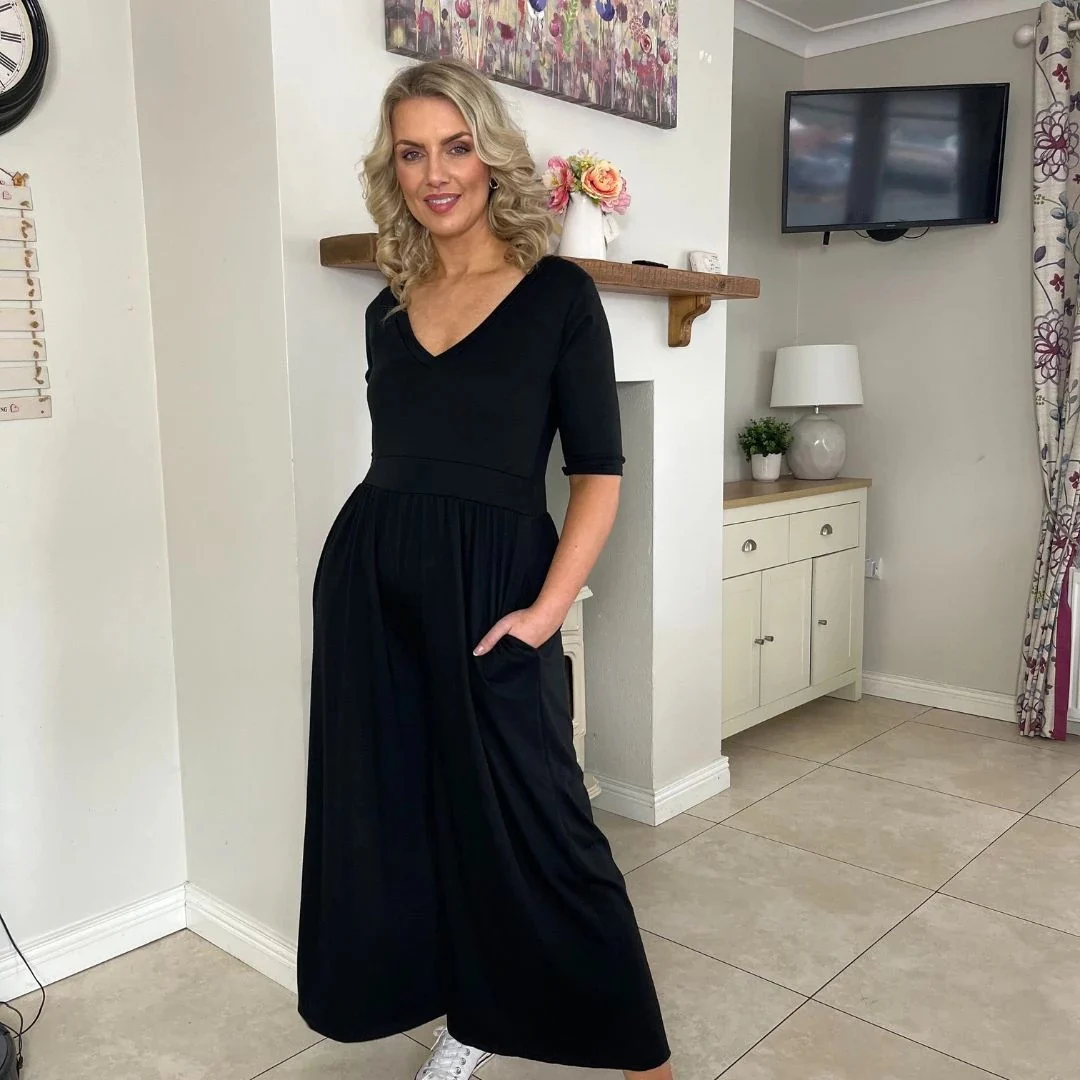 Coco Jumpsuit (Black) - Image 9