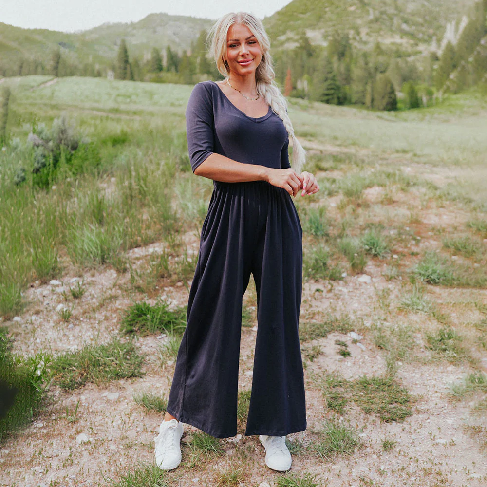 Coco Jumpsuit (Navy) - Image 2