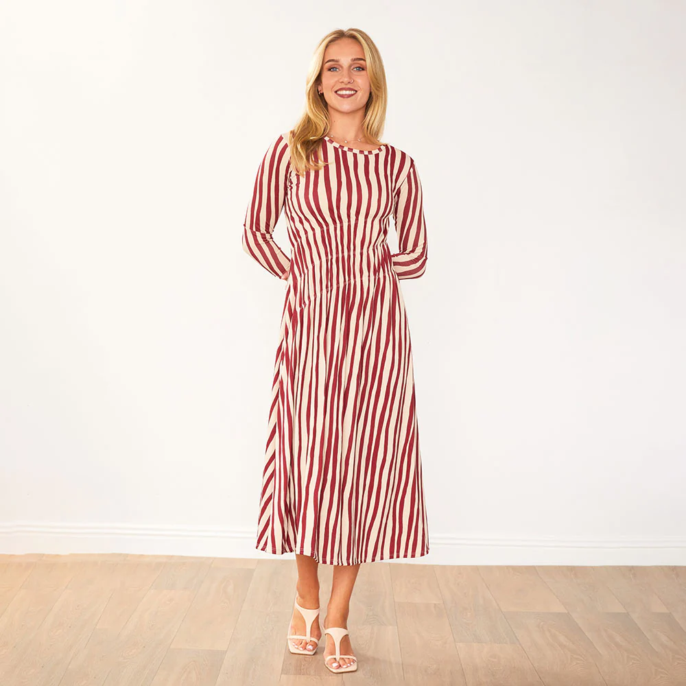 Cooper Dress (Red Stripe) - Image 4