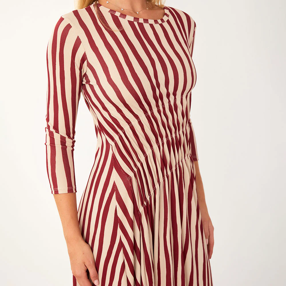 Cooper Dress (Red Stripe) - Image 6