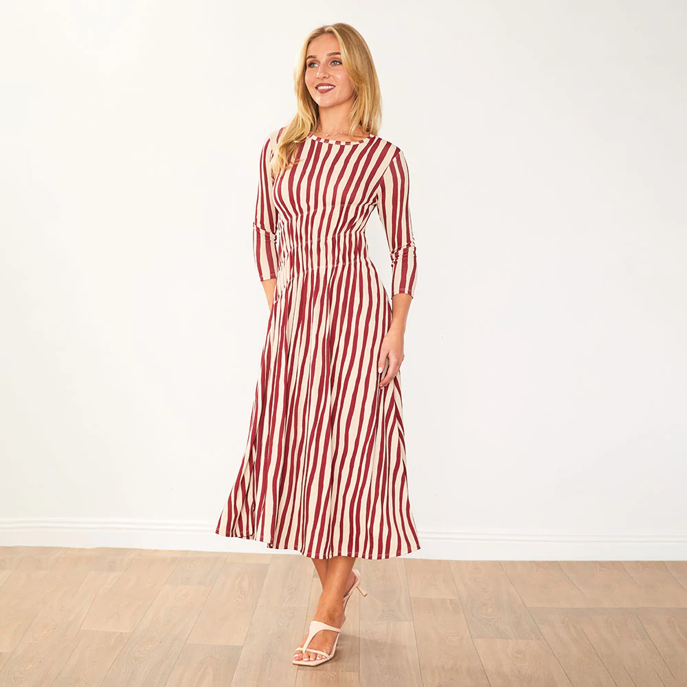 Cooper Dress (Red Stripe) - Image 9
