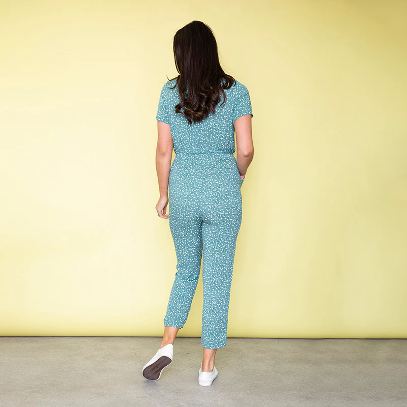 Vibra Floral Jumpsuit (Mint) - Image 4