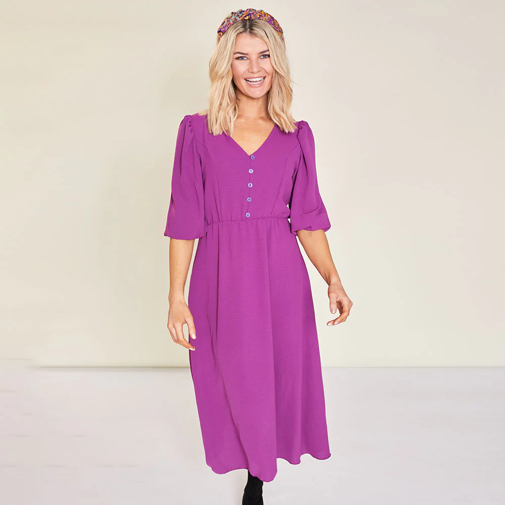 Cindy Dress (Berry) - Image 10