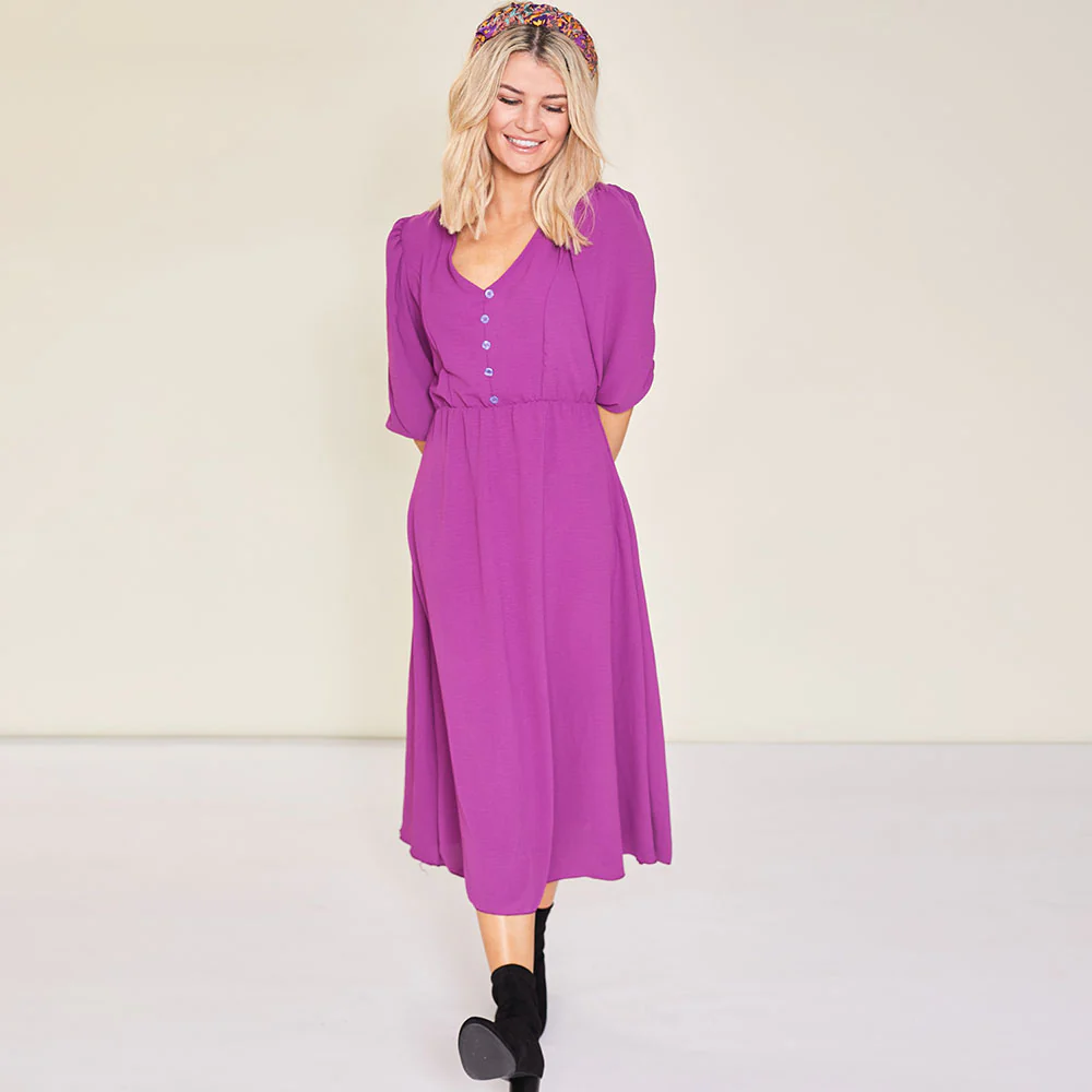 Cindy Dress (Berry) - Image 11