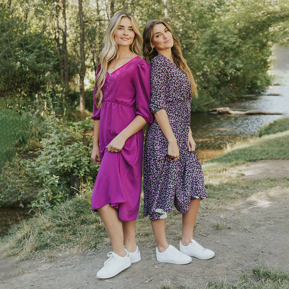 Cindy Dress (Berry) - Image 15