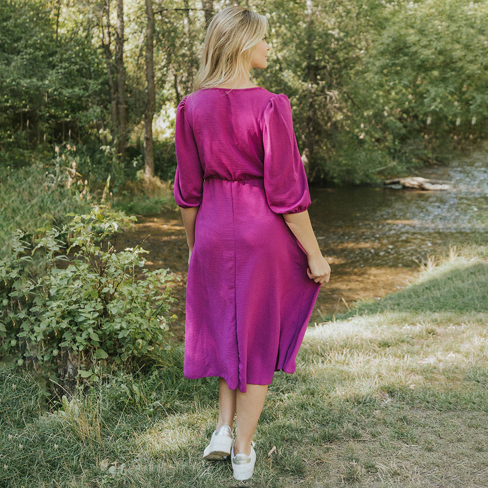 Cindy Dress (Berry) - Image 22