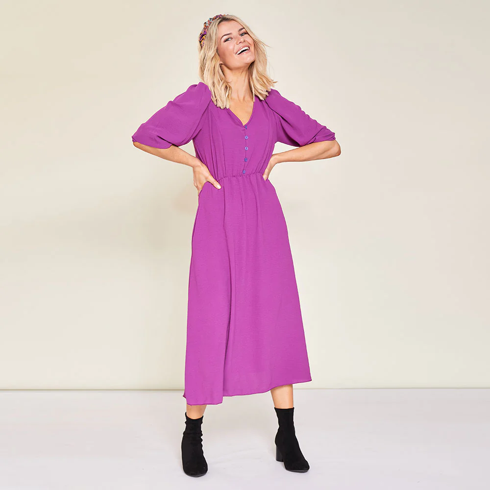 Cindy Dress (Berry) - Image 8