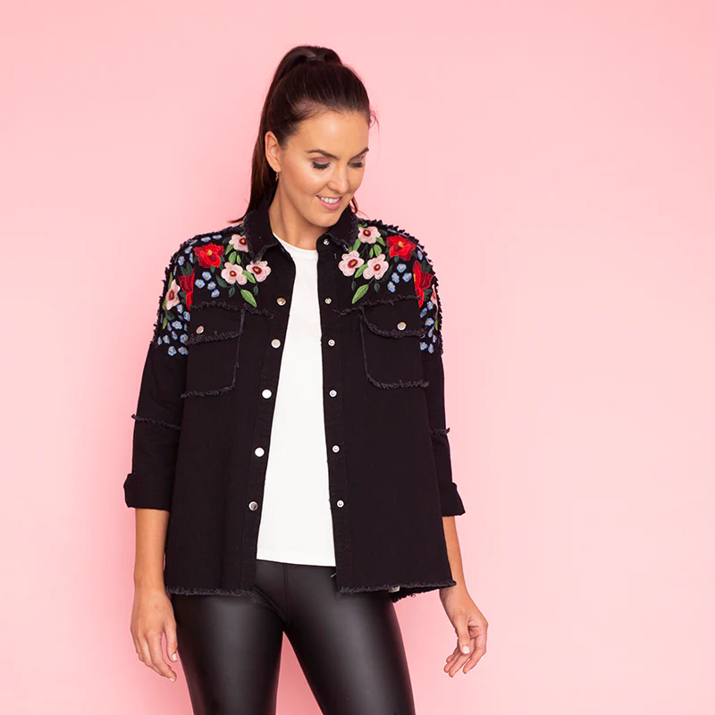 Lexie Shirt (Black) - Image 3