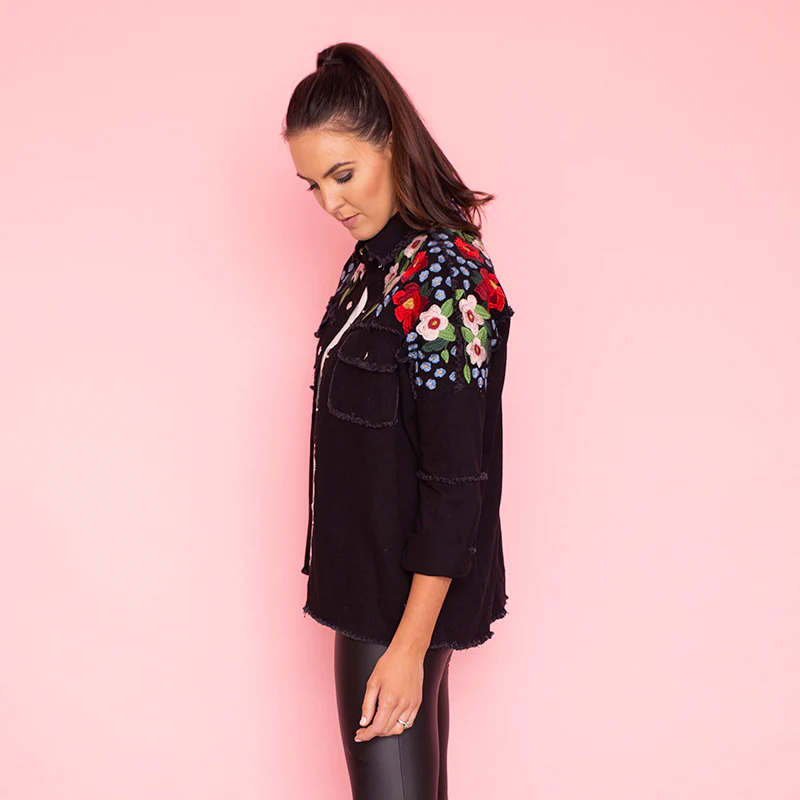 Lexie Shirt (Black) - Image 8